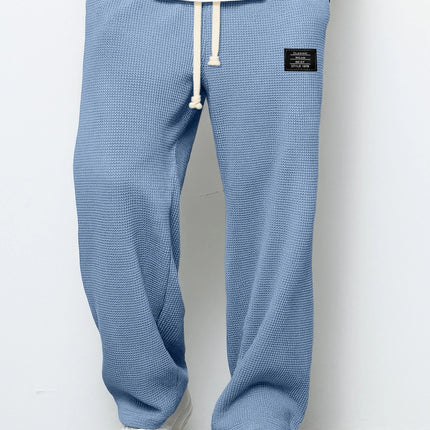 Mens Loose Fit Straight Leg Sweatpants