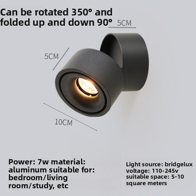 Creative Bedroom Bedside Wall Lamp