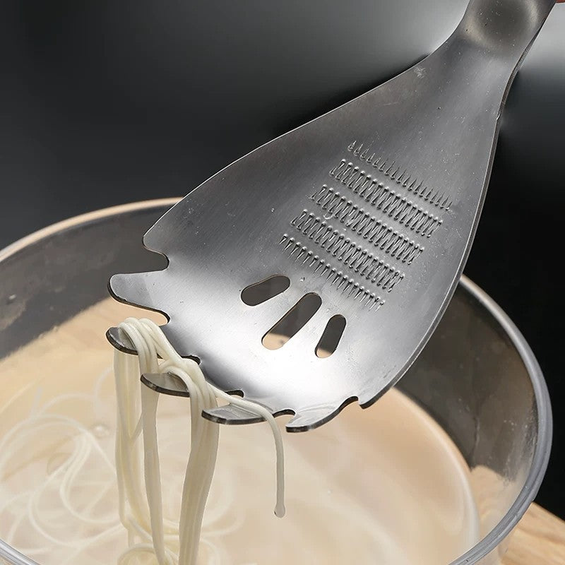 Stainless steel grinding spoon
