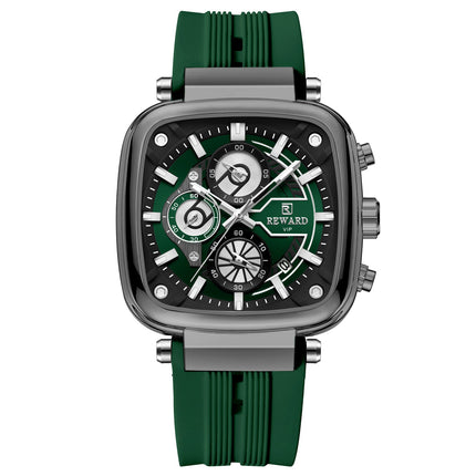 Square Sports Chronograph Mens Watch