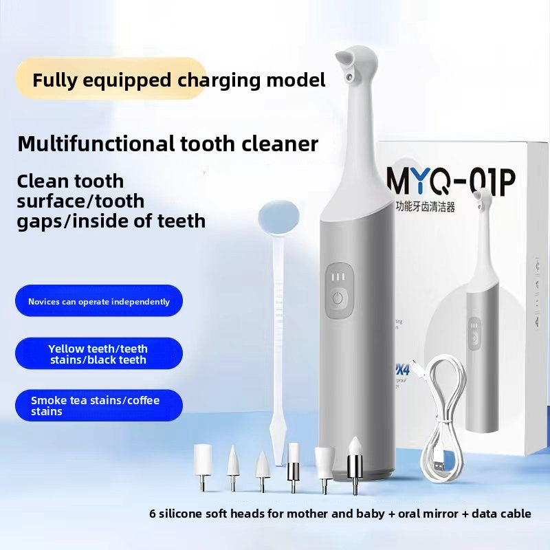 Ultrasonic Teeth Cleaning Polisher with 6 Heads