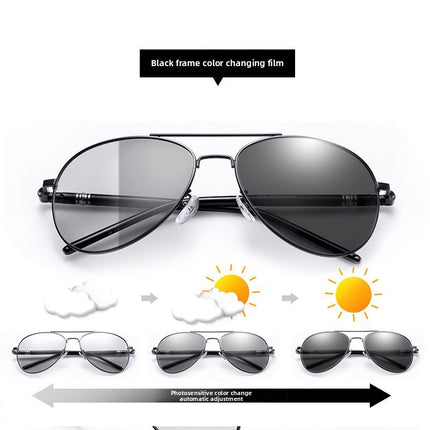 Retro Polarized Aviator Sunglasses