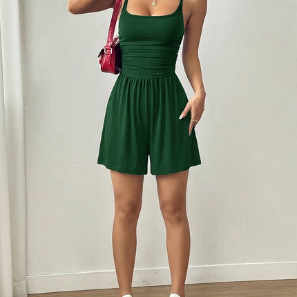 New Women's Casual Strapless Jumpsuit Summer Wide-Leg Loose Fit