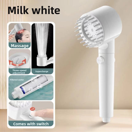 Handheld Multi-Function Shower Head with Water Filter