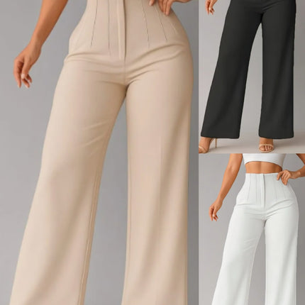 Womens High Waist Wide Leg Pants