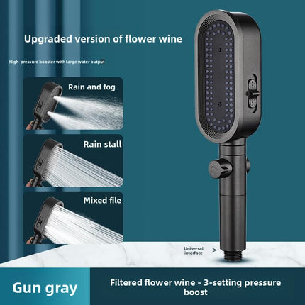 Pressurized Shower Head Set with Filter
