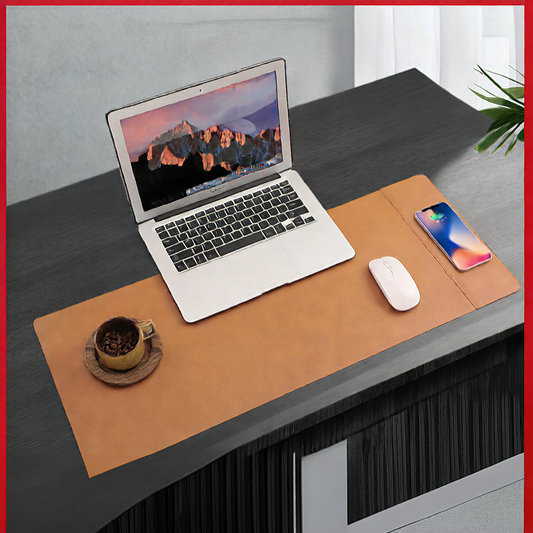 Wireless charging mouse pad