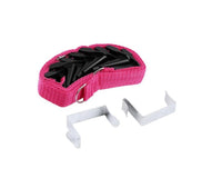 خطاف باب متعدد الاستخدامات قابل للتعديل بدون مسامير، مزود بخطاف وحامل معاطف، يُعلق خلف الباب.