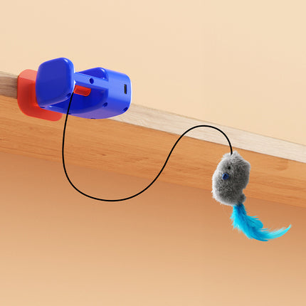 Smart Electric Hanging Cat Toy with Automatic Rotation