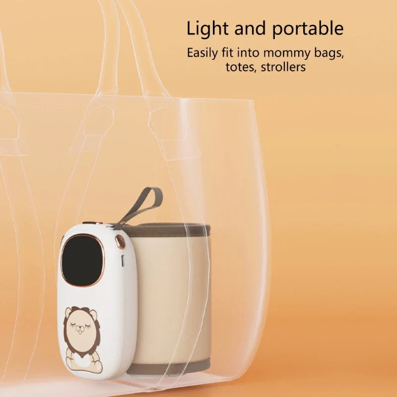 Baby Rechargeable Bottle Thermal Sleeve Soaking Milk Out Portable Warm Milk Warmer Thermostatic Heating Milk Mixing Cup Sleeve