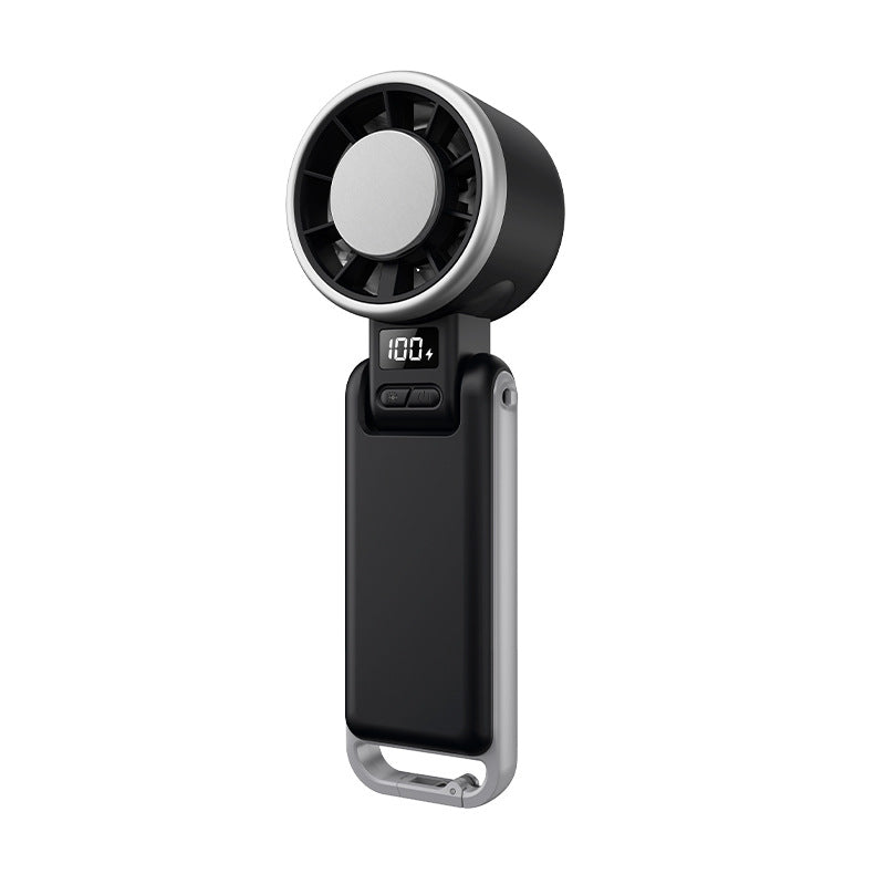 USB Rechargeable Neck Fan with Digital Display