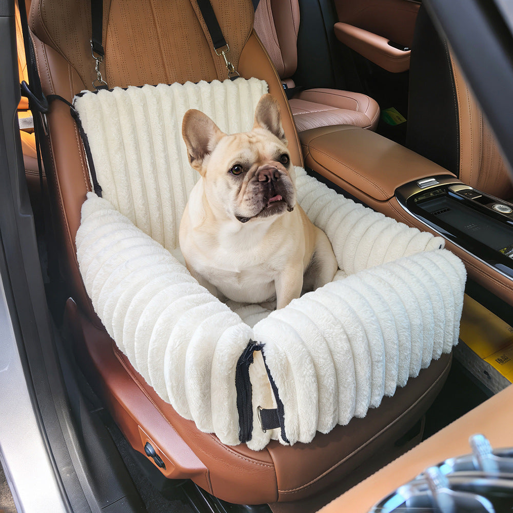 Pet car carrier bed