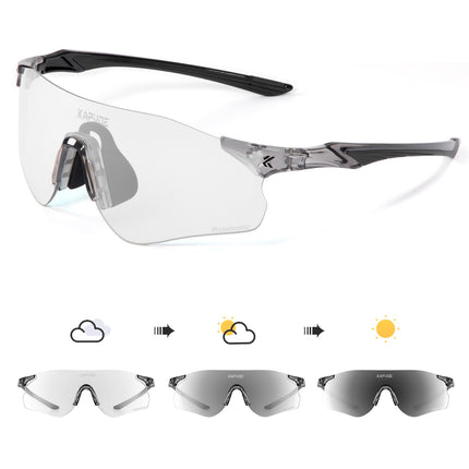 Photochromic Sports Sunglasses Windproof Cycling Glasses