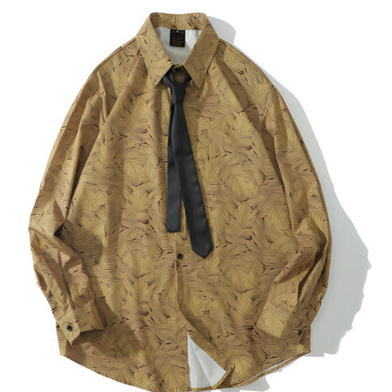 Summer Casual Shirt, Chinese Trendy Cross-border Men's Top
