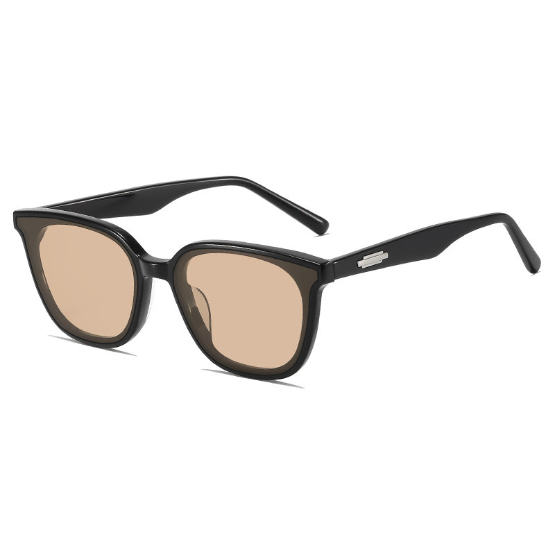 Fashion Oval Frame Polarized Sunglasses