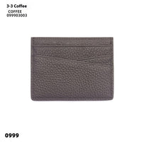Leather Oil Edge Oblique Thin Bank Card Holder Soft Cowhide Document Package