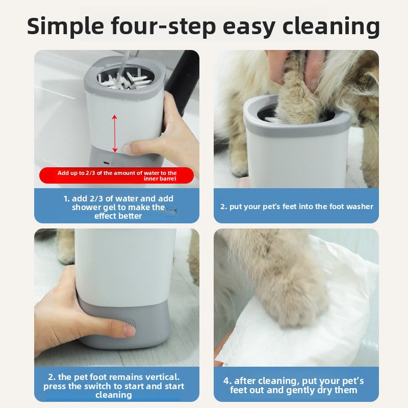 Electric Pet Paw Cleaning Cup