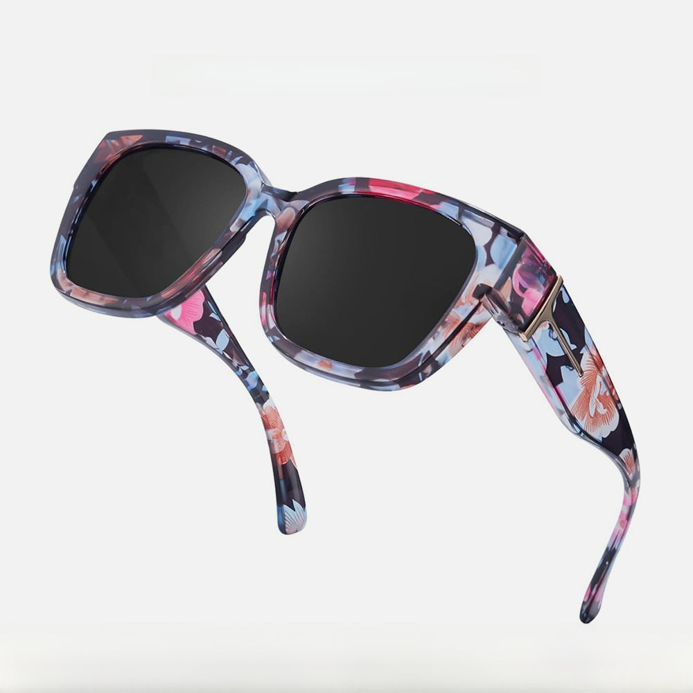 Fashion Square Polarized Sunglasses with UV Protection