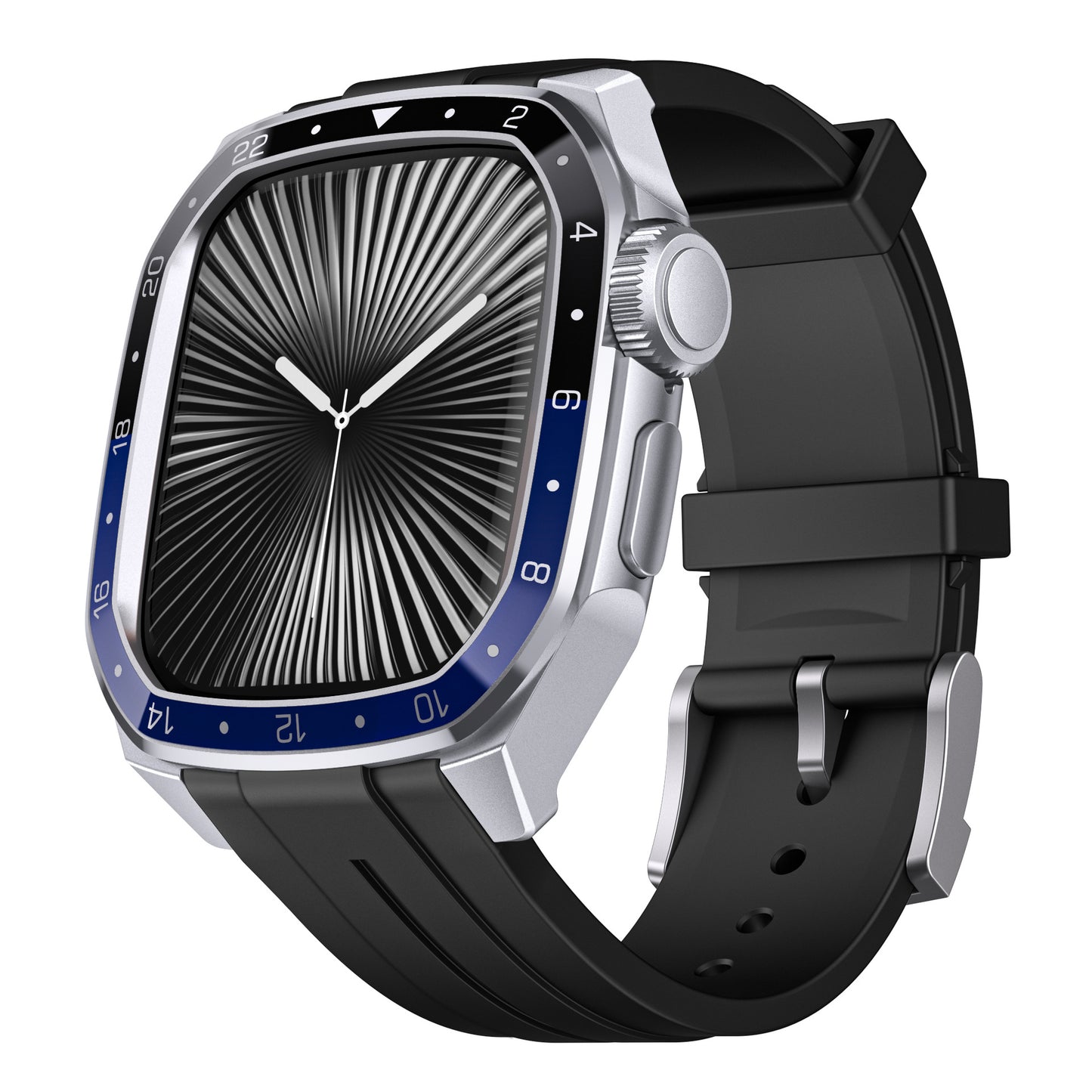 Silicone Watch Strap with Protective Case for iWatch