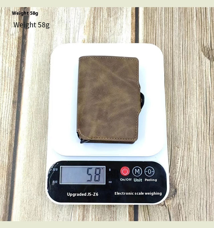 Retro Style Metal Multifunctional Zinc Alloy Card Holder