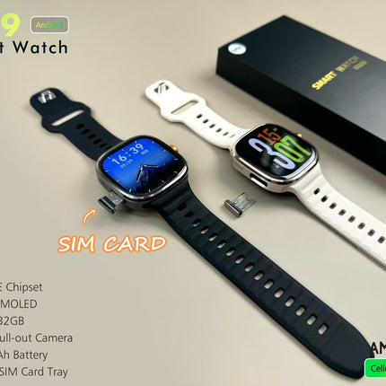 M99 Smart Watch 5G AMOLED HD Screen Wireless Charging Heart Rate Monitor