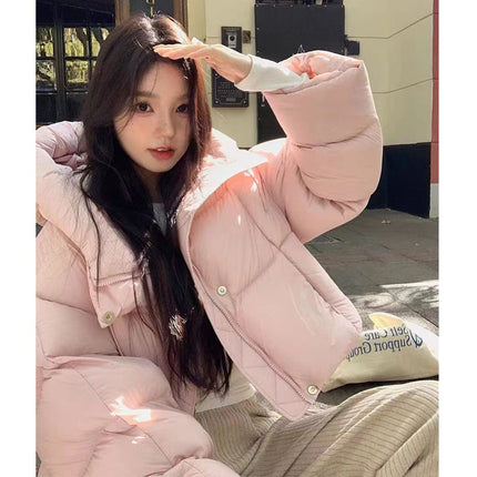 Women's Loose Fit Hooded Puffer Jacket