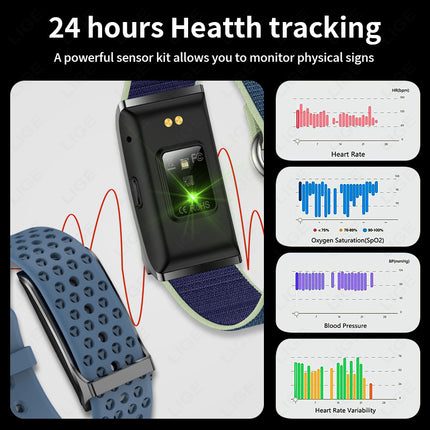 Smart Fitness Watch with Heart Rate Monitor
