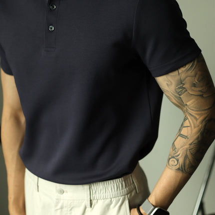 Mens Short Sleeve Cotton Polo Shirt