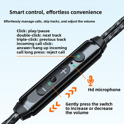 Effime Sports Wired In-Ear Headphones with Bass
