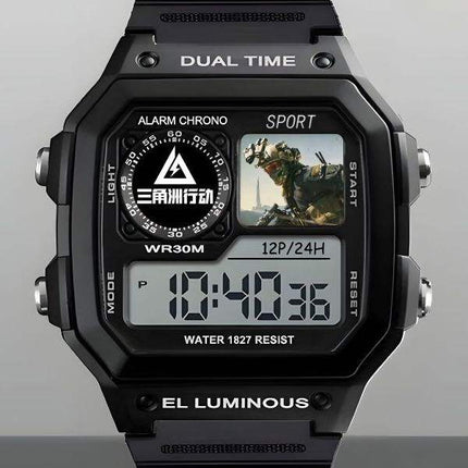 Digital Sports Watch with Alarm Calendar