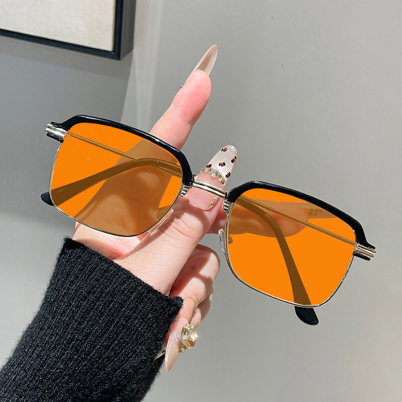 Blue-light-blocking glasses