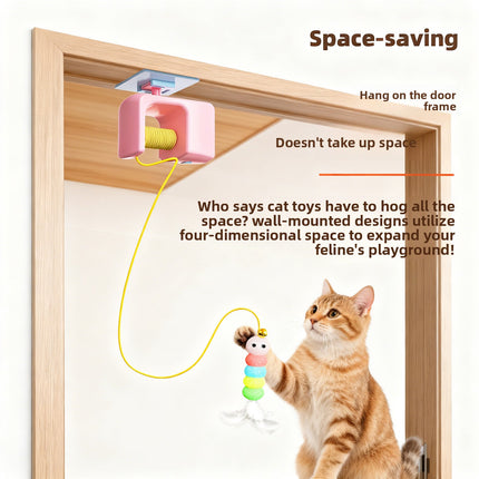 Retractable Automatic Cat Teaser Toy