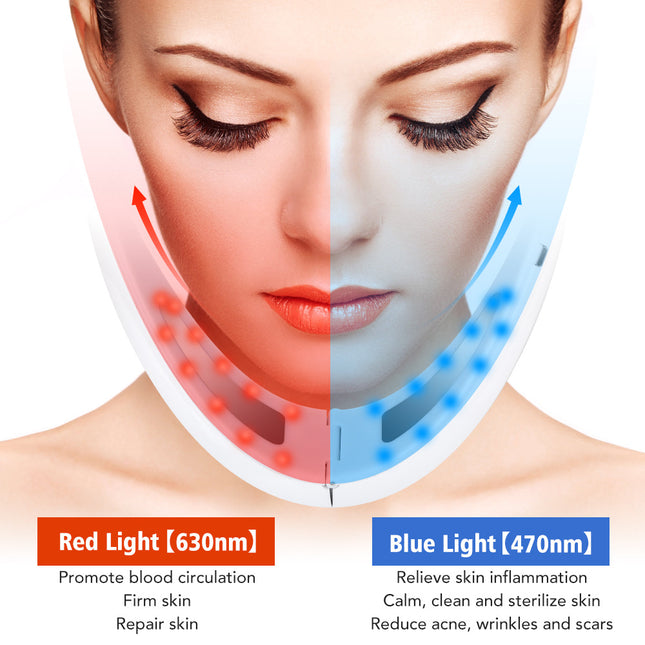 EMS Facial Massager with Light Therapy