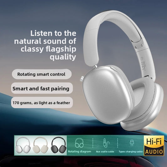 Wireless Bluetooth Headphones with Noise Cancellation
