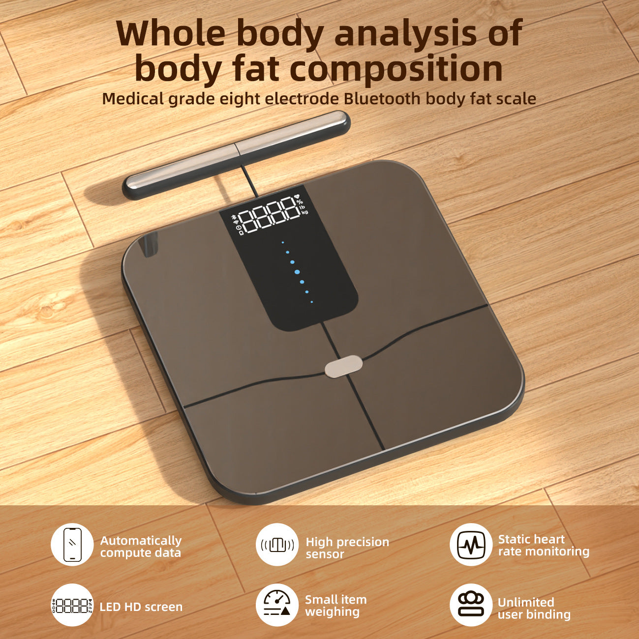 Smart Bluetooth Body Fat Scale