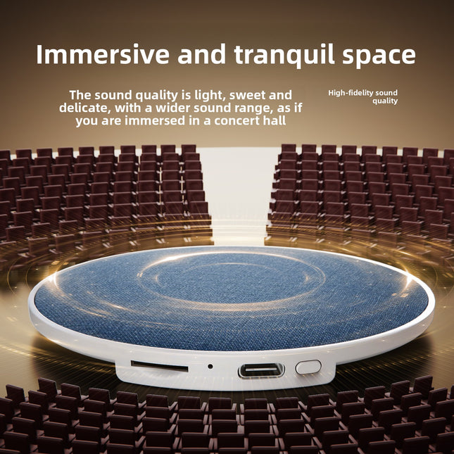 Ultra-Thin Bluetooth Sleep Aid Speaker with White Noise