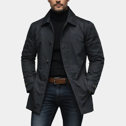 European and American Men's Jackets, High-End Casual Outerwear, Retro Waterproof Long-Sleeved Cardigans, Windbreakers, Foreign Trade Cross-Border Men's Clothing