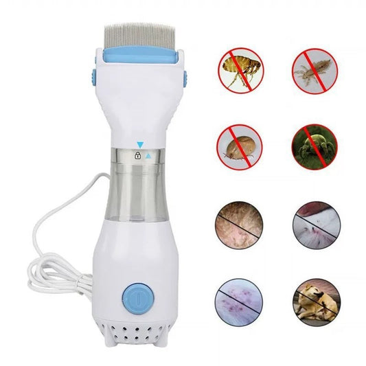 Electric Pet Lice Removal Comb with Filters
