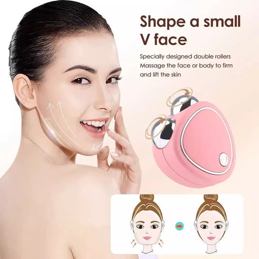 USB Rechargeable Dual Head Facial Massager