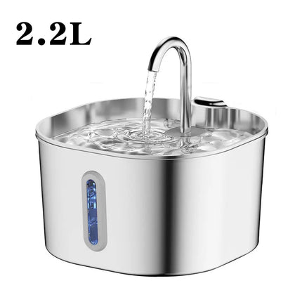 Pet Water Dispenser Stainless Steel Faucet Drinking Fountain