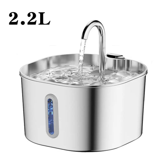 Pet Water Dispenser Stainless Steel Faucet Drinking Fountain