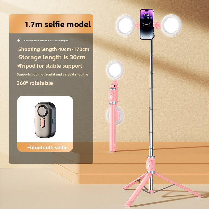 Anti-shake selfie stick phone holder