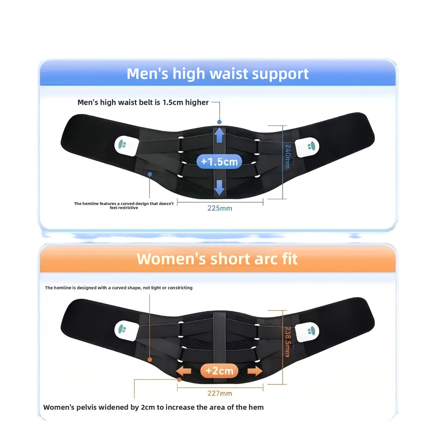 Adjustable Lumbar Support Belt