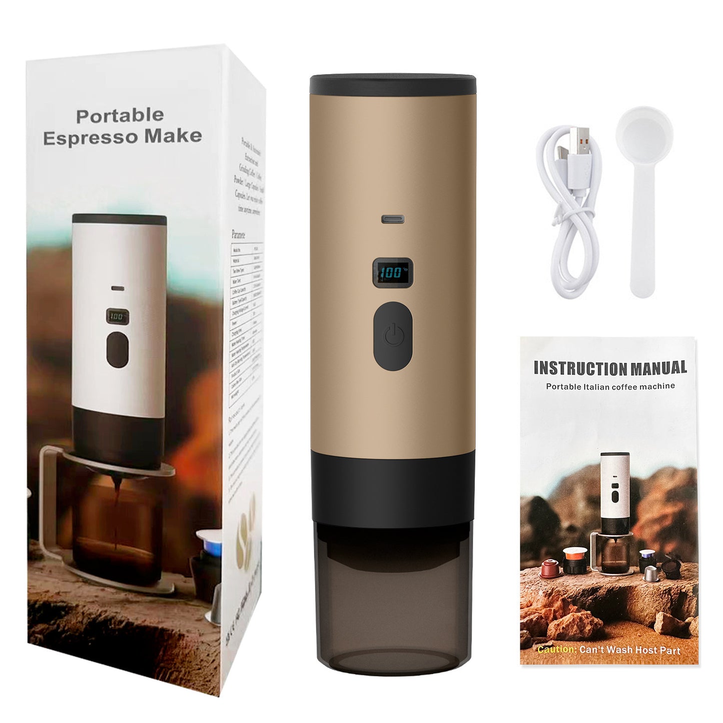 Portable Automatic Capsule Coffee Maker