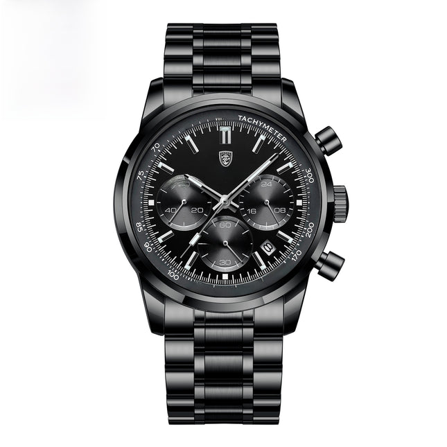 Mens Quartz Watch with Luminous Waterproof Features