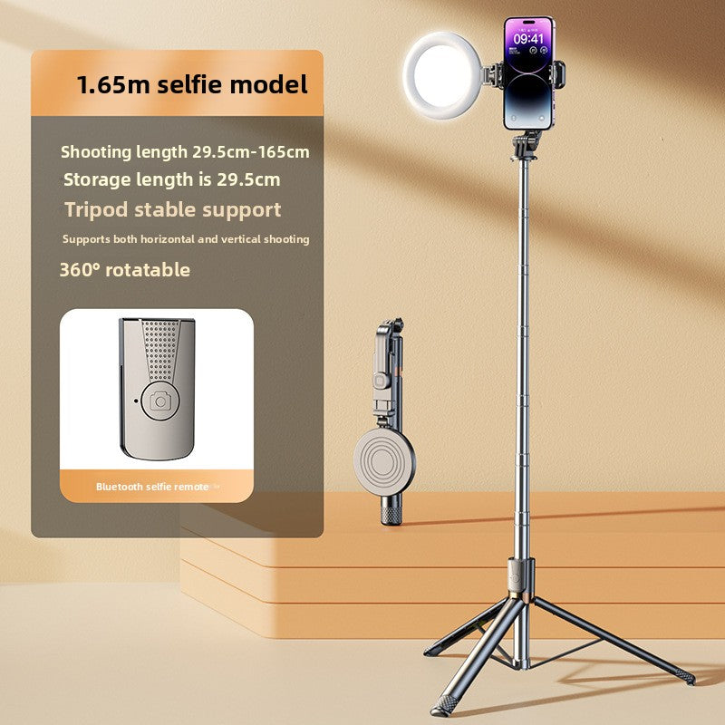Anti-shake selfie stick phone holder