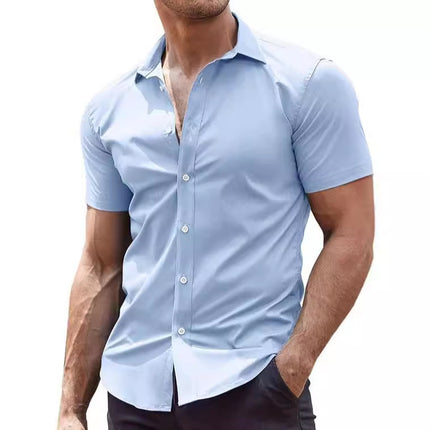 Casual men's simple shirt