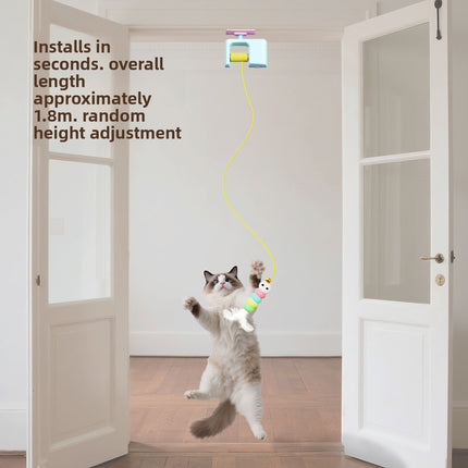 Retractable Automatic Cat Teaser Toy