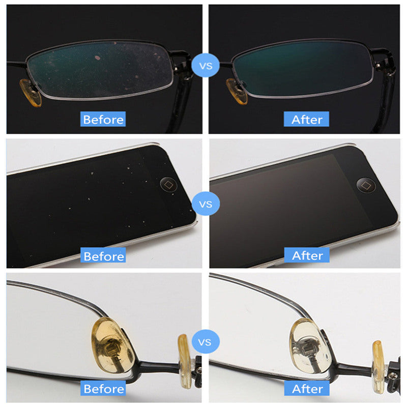 100 منديل سريع الجفاف لتنظيف النظارات