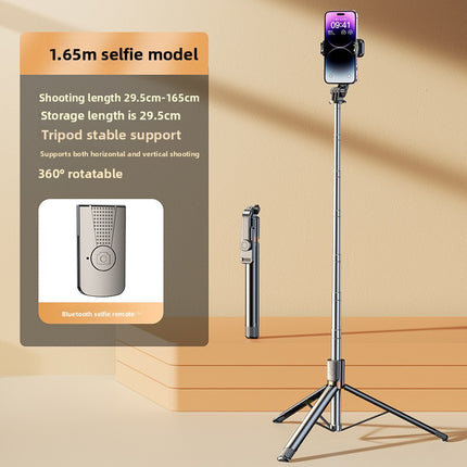 Anti-shake selfie stick phone holder